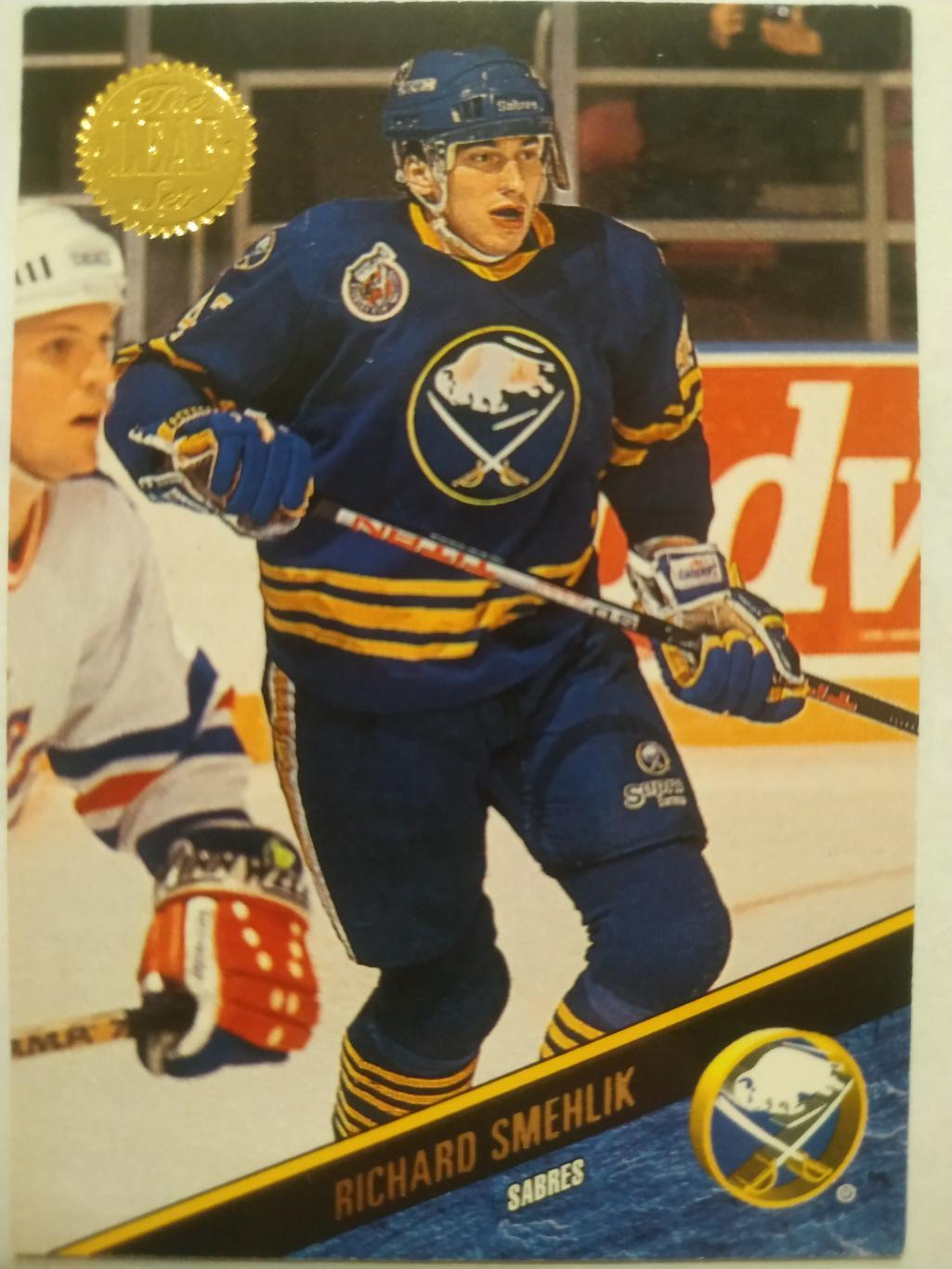 ХОККЕЙ КАРТОЧКА НХЛ LEAF SET SERIES ONE 1993-94 RICHARD SMEHLIK BUFFALO #188