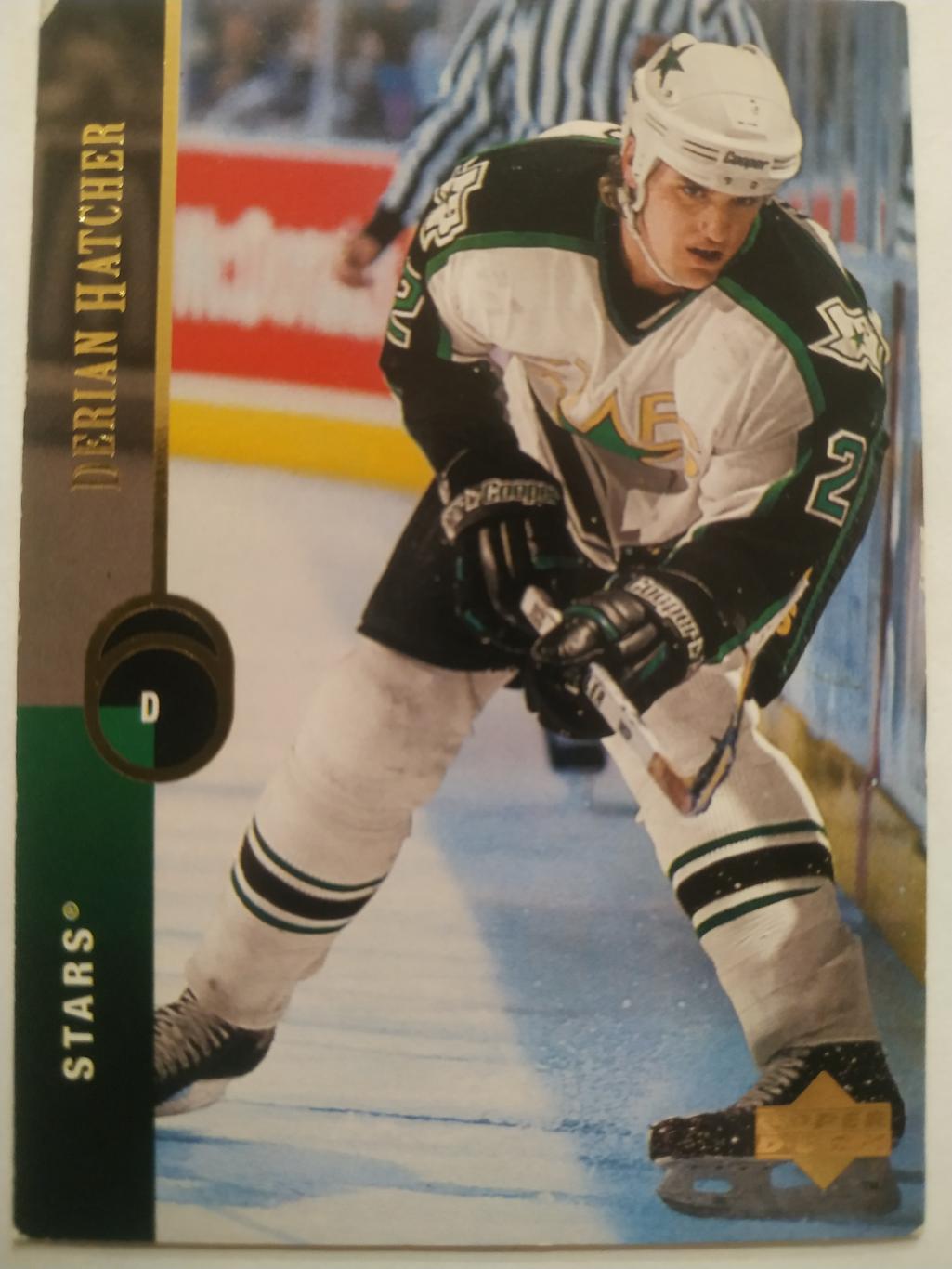ХОККЕЙ КАРТОЧКА НХЛ UPPER DECK 1994-95 NHL DERIAN HATCHER MINNESOTA #127