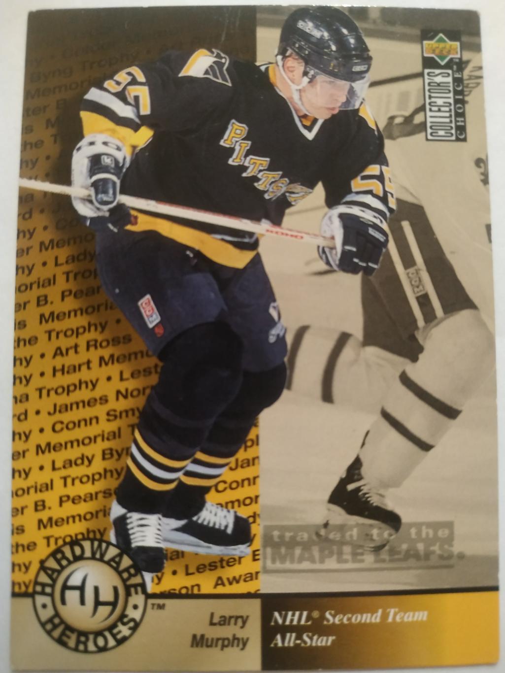 ХОККЕЙ КАРТОЧКА НХЛ UPPER DECK 1995-96 NHL LARRY MURPHY PITTSBURGH #386