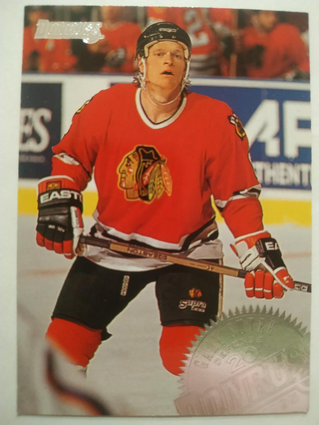 ХОККЕЙ КАРТОЧКА НХЛ DONRUSS 1994-95 NHL GARY SUTER CHICAGO BLACKHAWKS #217