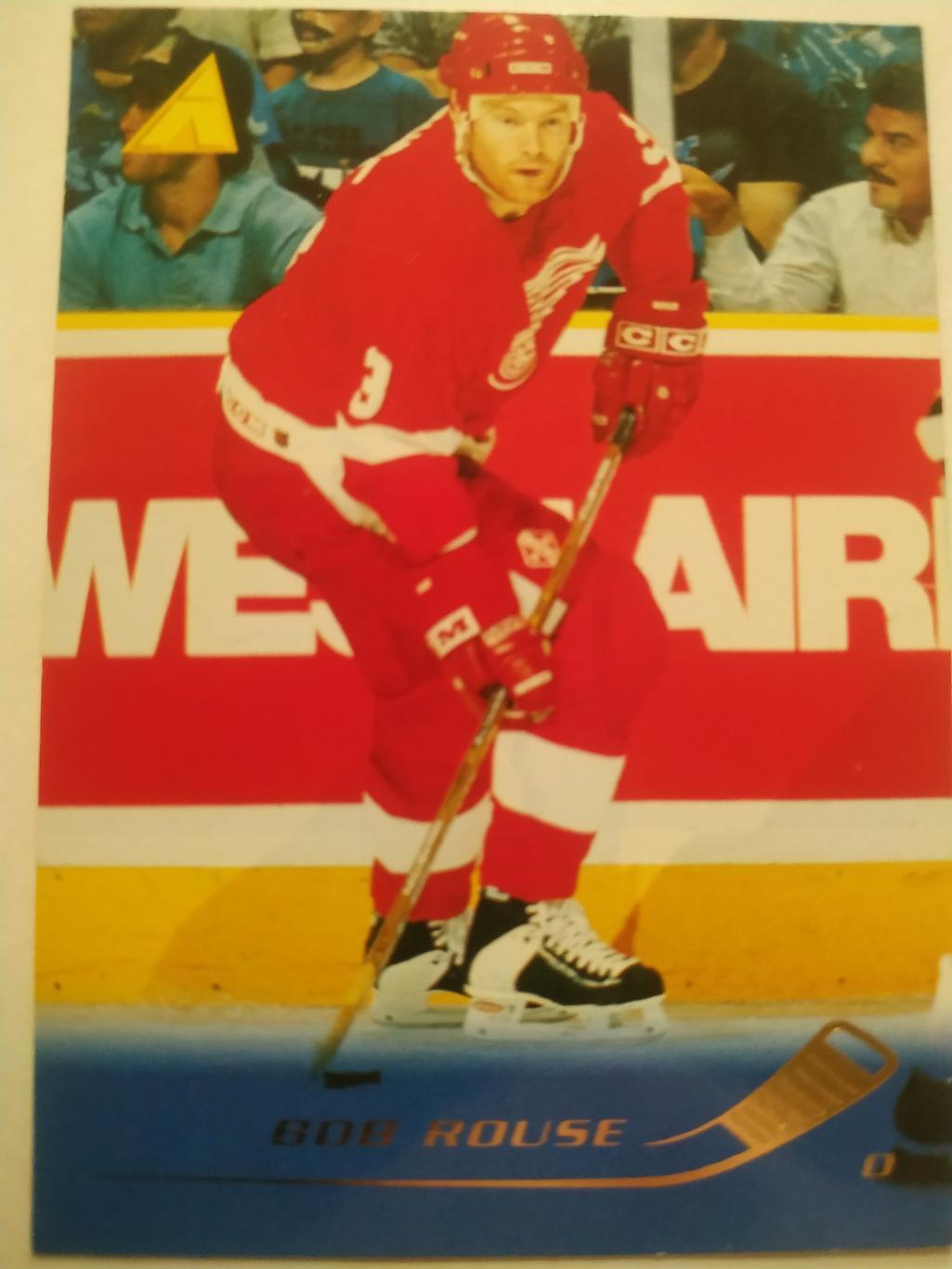 ХОККЕЙ КАРТОЧКА НХЛ PINNACLE 1995-96 NHL BOB ROUSE DETROIT RED WINGS #163