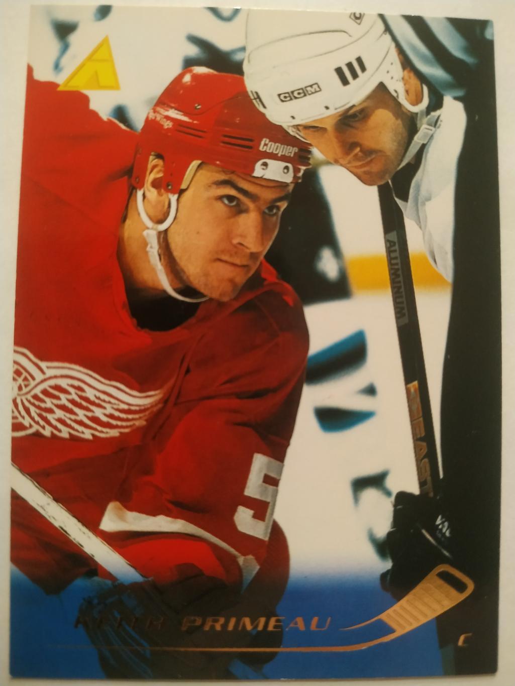 ХОККЕЙ КАРТОЧКА НХЛ PINNACLE 1995-96 NHL KEITH PRIMEAU DETROIT RED WINGS #197