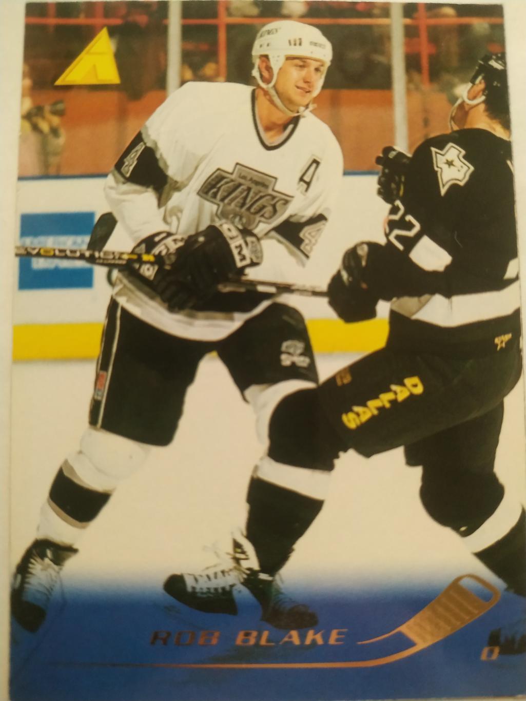 ХОККЕЙ КАРТОЧКА НХЛ PINNACLE 1995-96 NHL ROB BLAKE LOS ANGELES KINGS #198