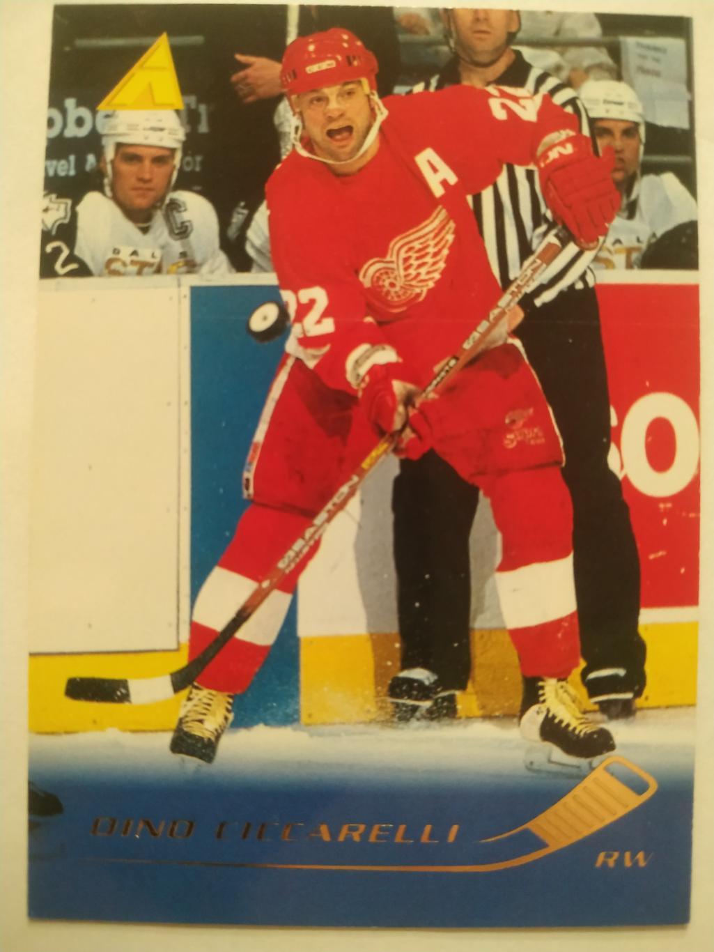 ХОККЕЙ КАРТОЧКА НХЛ PINNACLE 1995-96 NHL DINO CICCARELLI DETROIT RED WINGS #74