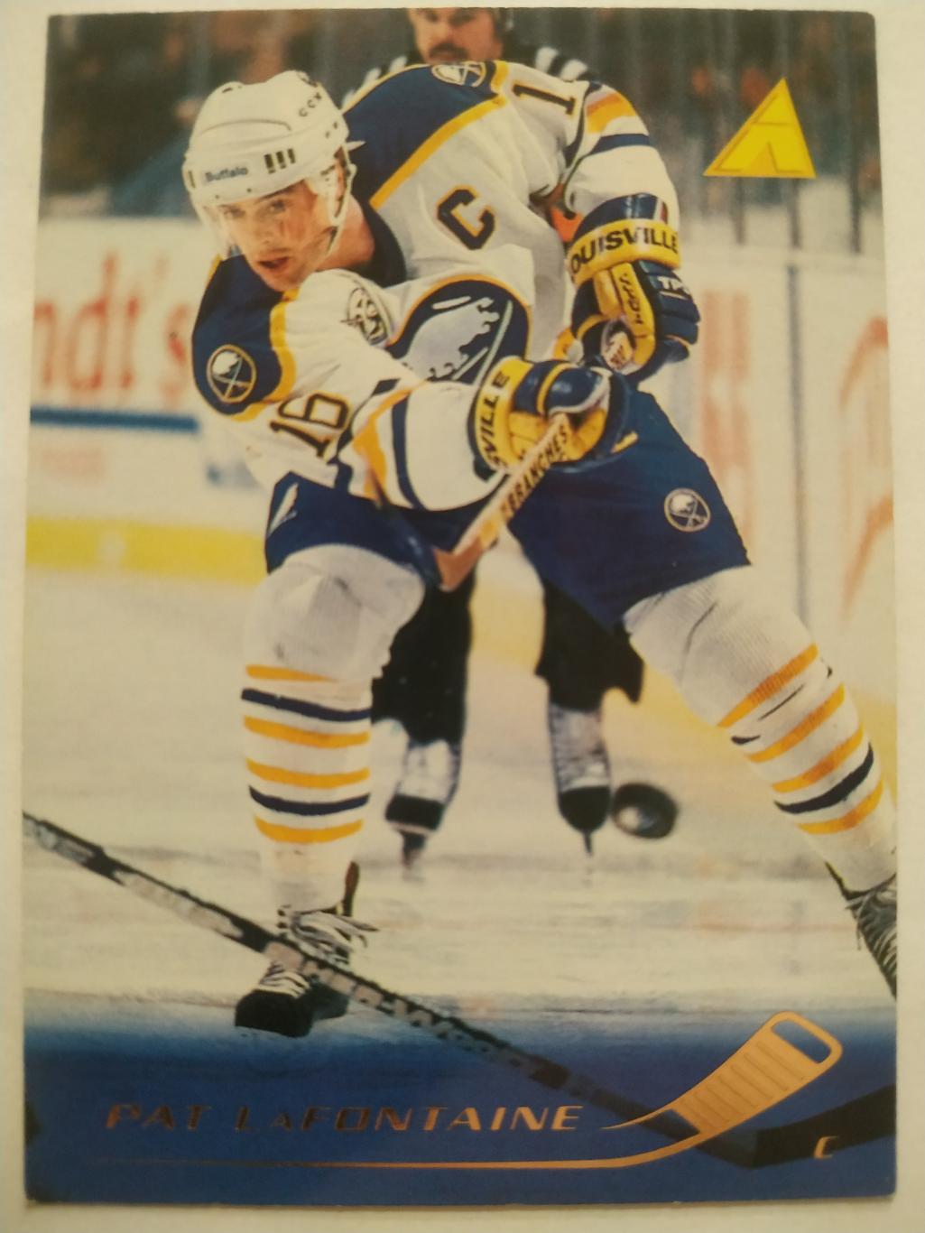 ХОККЕЙ КАРТОЧКА НХЛ PINNACLE 1995-96 NHL PAT LAFONTAINE BUFFALO SABRES #54