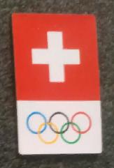 ХОККЕЙ ЗНАЧОК ШВЕЙЦАРИЯ ТОКИО 2020 ОЛИМПИЙСКИЕ ИГРЫ SWITZERLAND OLYMPIC GAME PIN 2