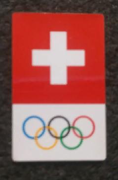 ХОККЕЙ ЗНАЧОК ШВЕЙЦАРИЯ ТОКИО 2020 ОЛИМПИЙСКИЕ ИГРЫ SWITZERLAND OLYMPIC GAME PIN