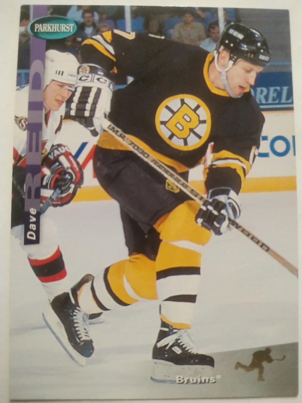 ХОККЕЙ КАРТОЧКА НХЛ PARKHURST 1994-95 NHL DAVE REID BOSTON BRUINS #SE12