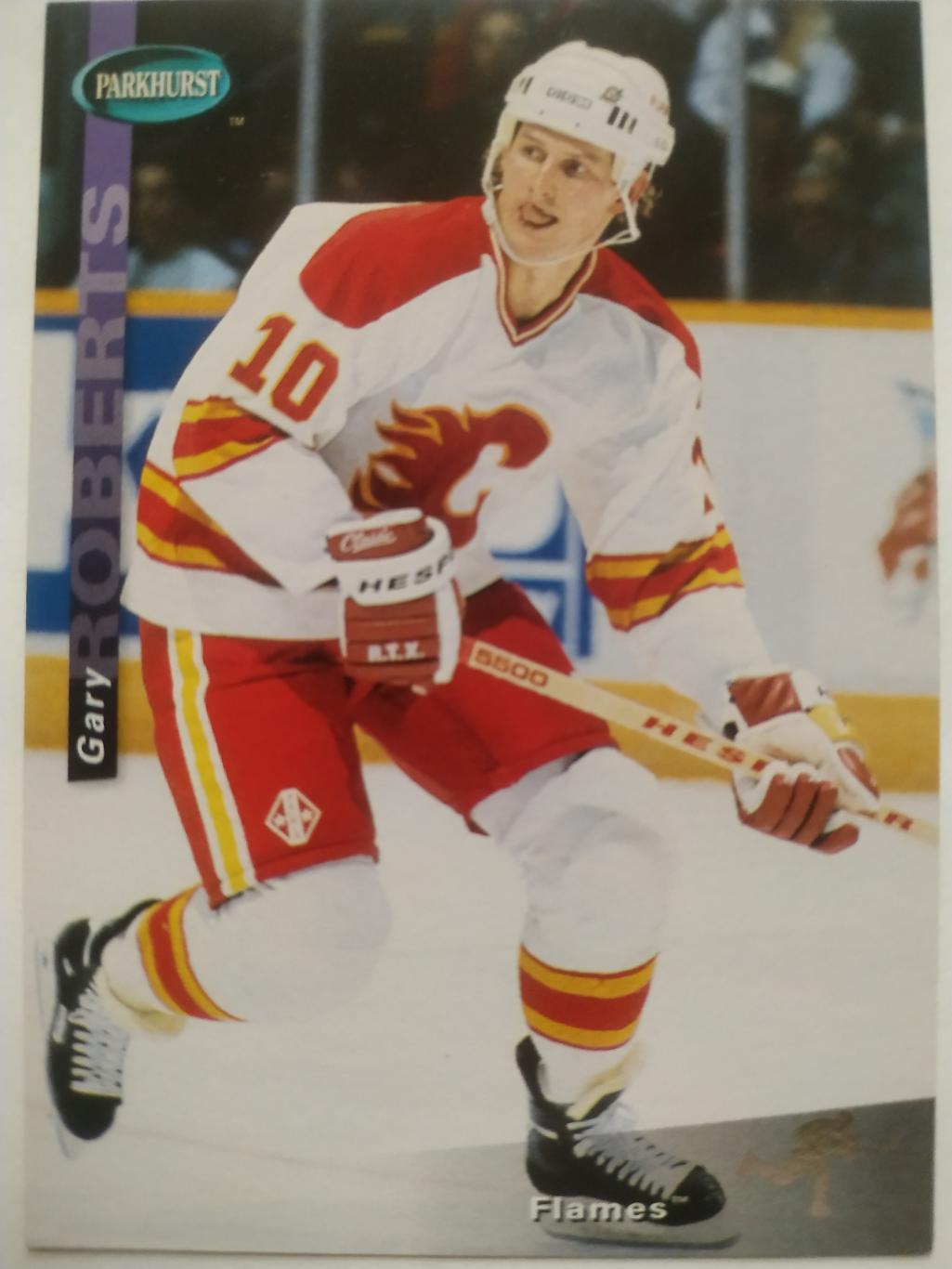 ХОККЕЙ КАРТОЧКА НХЛ PARKHURST 1994-95 NHL GARY ROBERTS CALGARY FLAMES #SE27