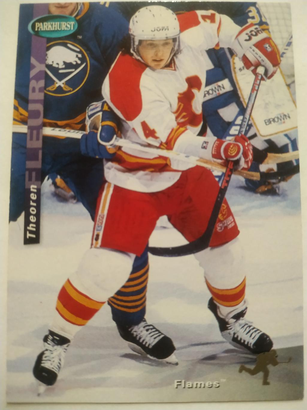 ХОККЕЙ КАРТОЧКА НХЛ PARKHURST 1994-95 NHL THEOREN FLEURY CALGARY FLAMES #SE28