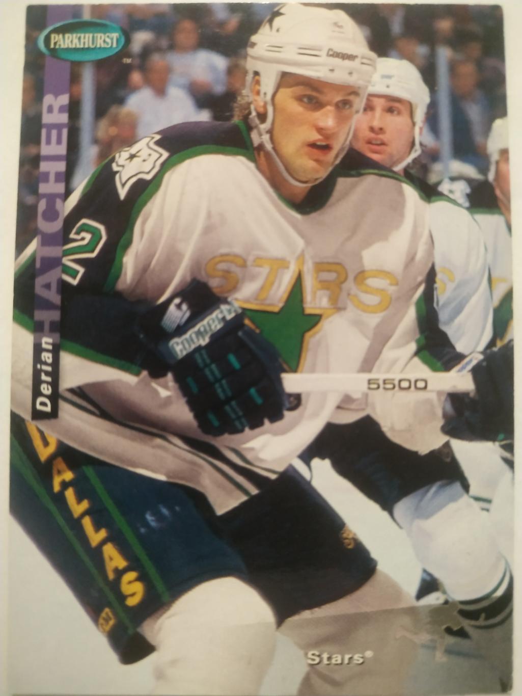 ХОККЕЙ КАРТОЧКА НХЛ PARKHURST 1994-95 NHL DERIAN HATCHER DALLAS STARS #SE45