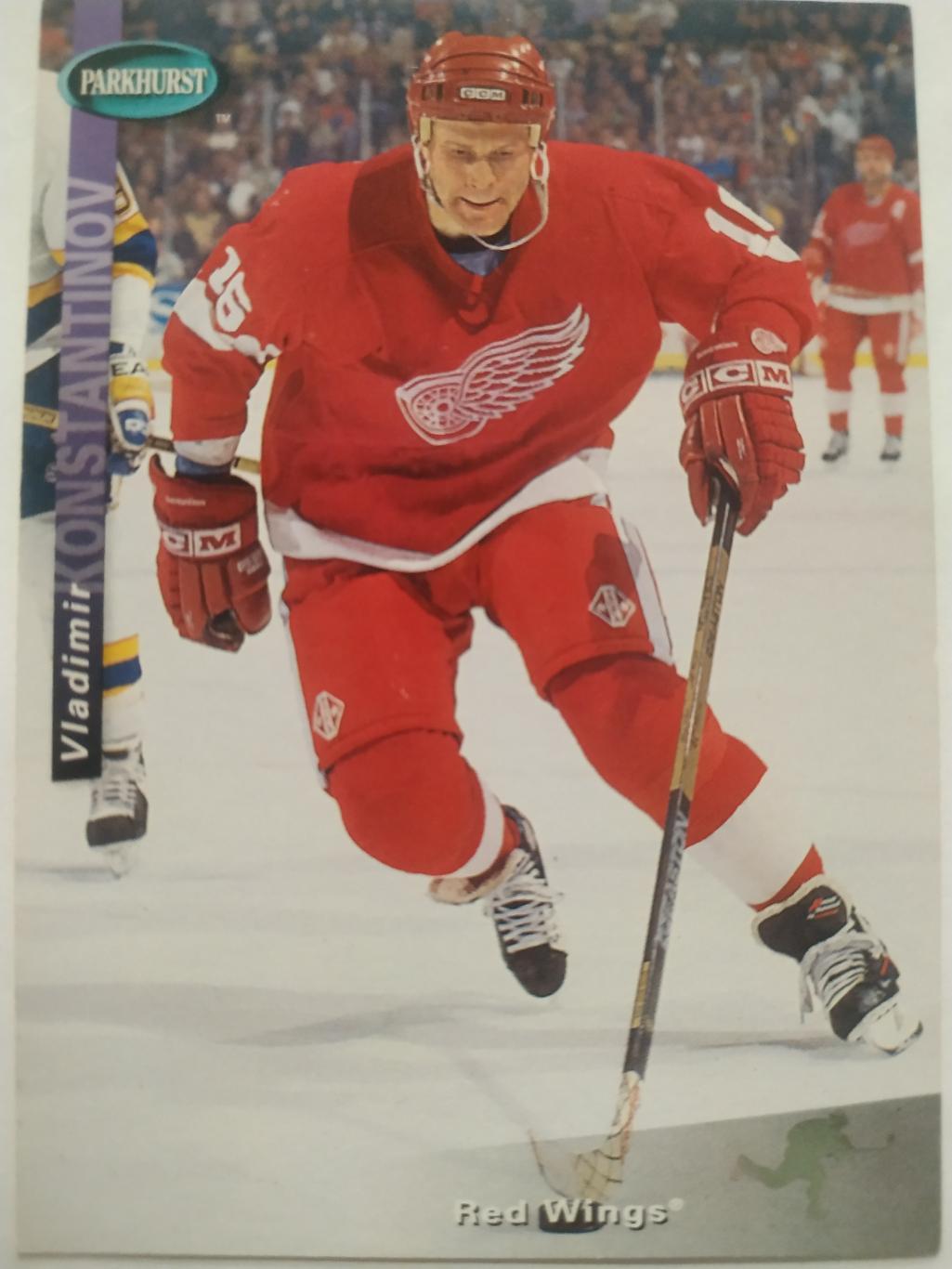 ХОККЕЙ КАРТОЧКА НХЛ PARKHURST 1994-95 NHL VLADIMIR KONSTANTINOV DETROIT #SE53