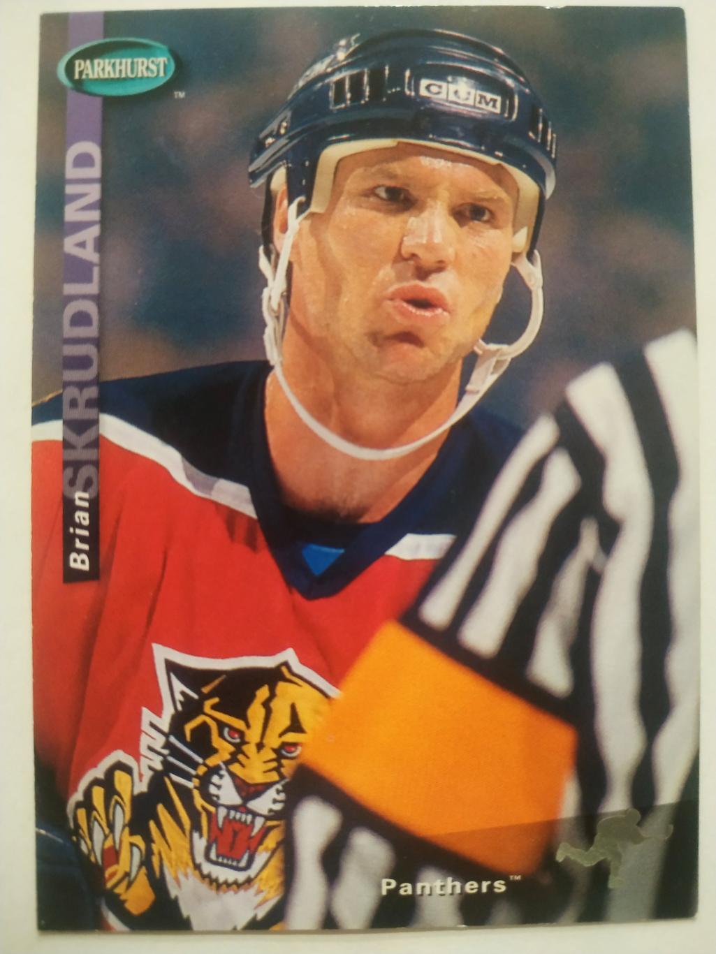 ХОККЕЙ КАРТОЧКА НХЛ PARKHURST 1994-95 NHL BRIAN SKRUDLAND FLORIDA PANTHERS #SE63