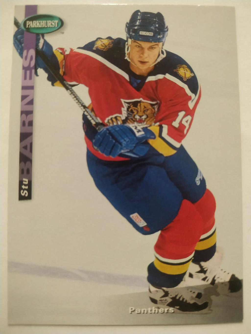 ХОККЕЙ КАРТОЧКА НХЛ PARKHURST 1994-95 NHL STU BARNES FLORIDA PANTHERS #SE66