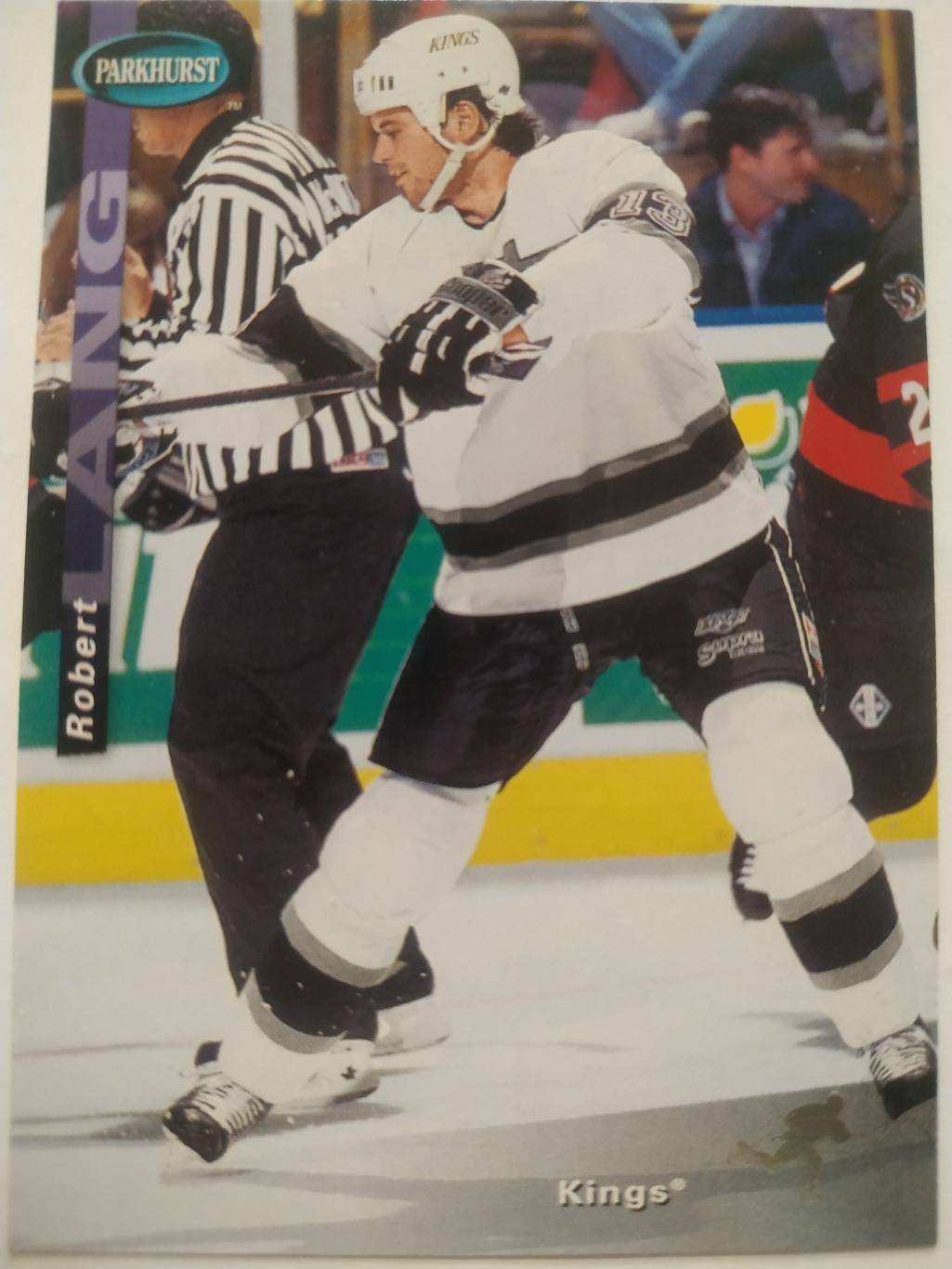 ХОККЕЙ КАРТОЧКА НХЛ PARKHURST 1994-95 NHL ROBERT LANG LOS ANGELES KINGS #SE78