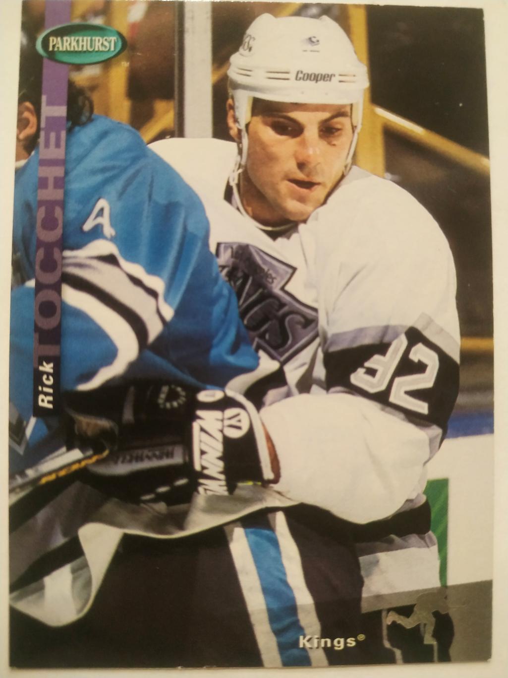 ХОККЕЙ КАРТОЧКА НХЛ PARKHURST 1994-95 NHL RICK TOCCHET LOS ANGELES KINGS #SE79