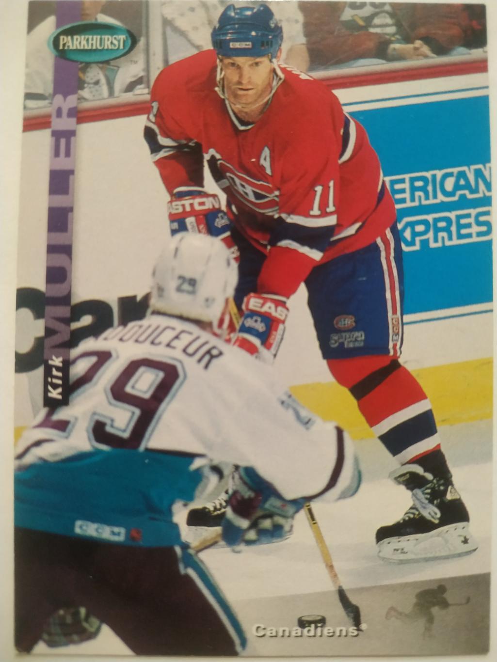 ХОККЕЙ КАРТОЧКА НХЛ PARKHURST 1994-95 NHL KIRK MULLER MONTREAL CANADIENS #SE88