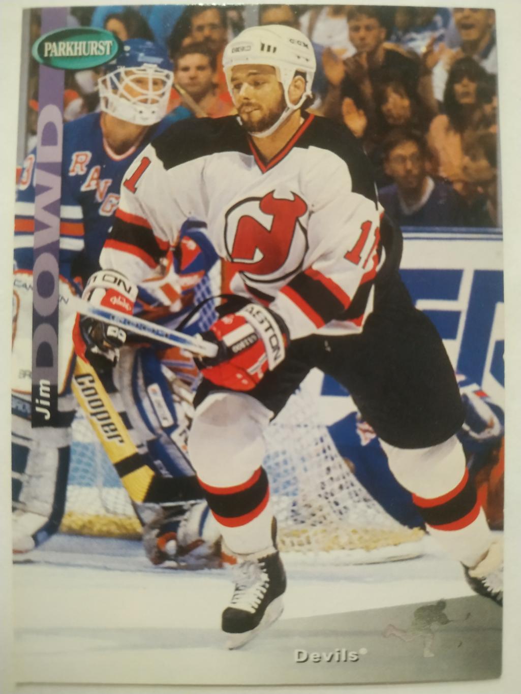 ХОККЕЙ КАРТОЧКА НХЛ PARKHURST 1994-95 NHL JIM DOWD NEW YORK RANGERS #SE98