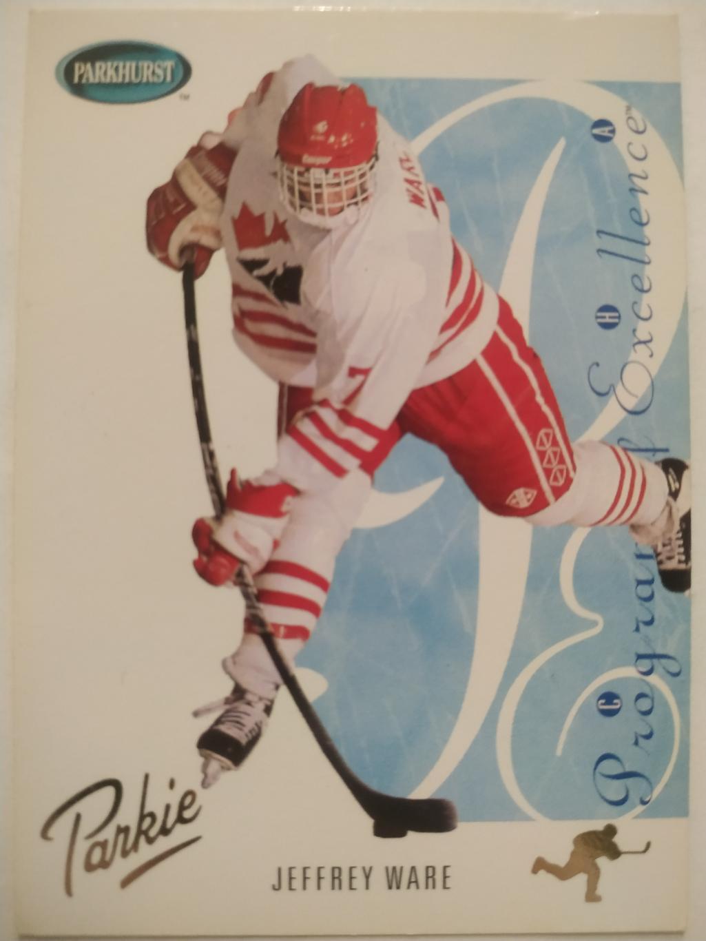 ХОККЕЙ КАРТОЧКА НХЛ PARKHURST 1994-95 NHL JEFFREY WARE TEAM CANADA #SE257