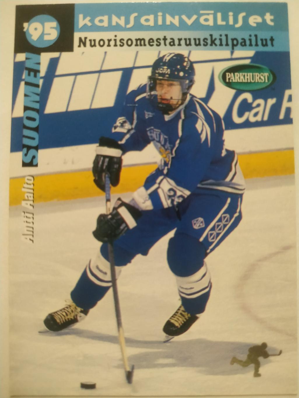 ХОККЕЙ КАРТОЧКА НХЛ PARKHURST 1994-95 NHL ANTTI AALTO TEAM FINLAND #SE227
