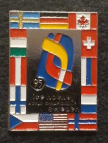 ХОККЕЙ ЗНАЧОК ЧЕМПИОНАТ МИРА ПО ХОККЕЮ 1995 IIHF WORLD HOCKEY CHAMPIONSHIP PIN