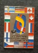 ХОККЕЙ ЗНАЧОК ЧЕМПИОНАТ МИРА ПО ХОККЕЮ 1995 IIHF WORLD HOCKEY CHAMPIONSHIP PIN 2