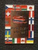 ХОККЕЙ ЗНАЧОК ЧЕМПИОНАТ МИРА ПО ХОККЕЮ 1999 IIHF WORLD HOCKEY CHAMPIONSHIP PIN 2