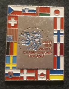 ХОККЕЙ ЗНАЧОК ЧЕМПИОНАТ МИРА ПО ХОККЕЮ 2003 IIHF WORLD HOCKEY CHAMPIONSHIP PIN 1