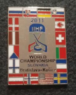 ХОККЕЙ ЗНАЧОК ЧЕМПИОНАТ МИРА ПО ХОККЕЮ 2011 IIHF WORLD HOCKEY CHAMPIONSHIP PIN