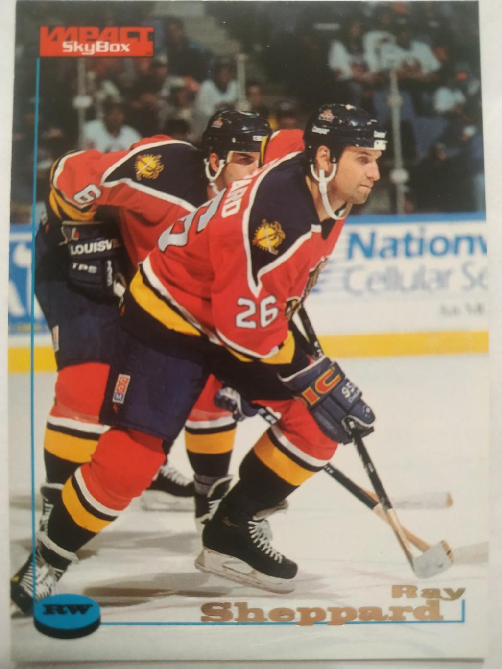 ХОККЕЙ КАРТОЧКА НХЛ IMPACT SKYBOX 1996-97 RON FRANCIS PITTSBURGH PENGUINS #100 1