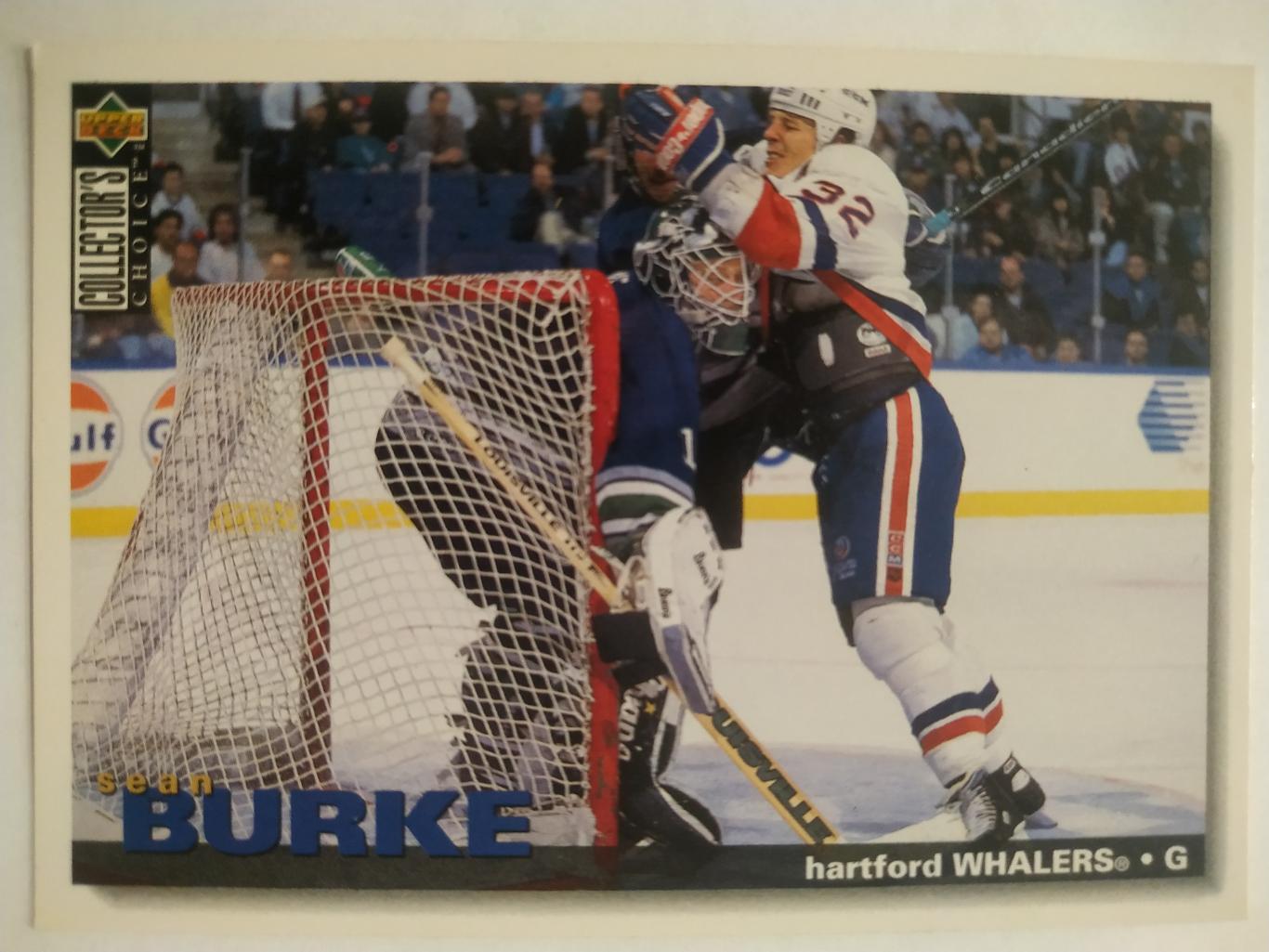 ХОККЕЙ КАРТОЧКА НХЛ UPPER DECK 1995-96 NHL SEAN BURKE WHALERS #199
