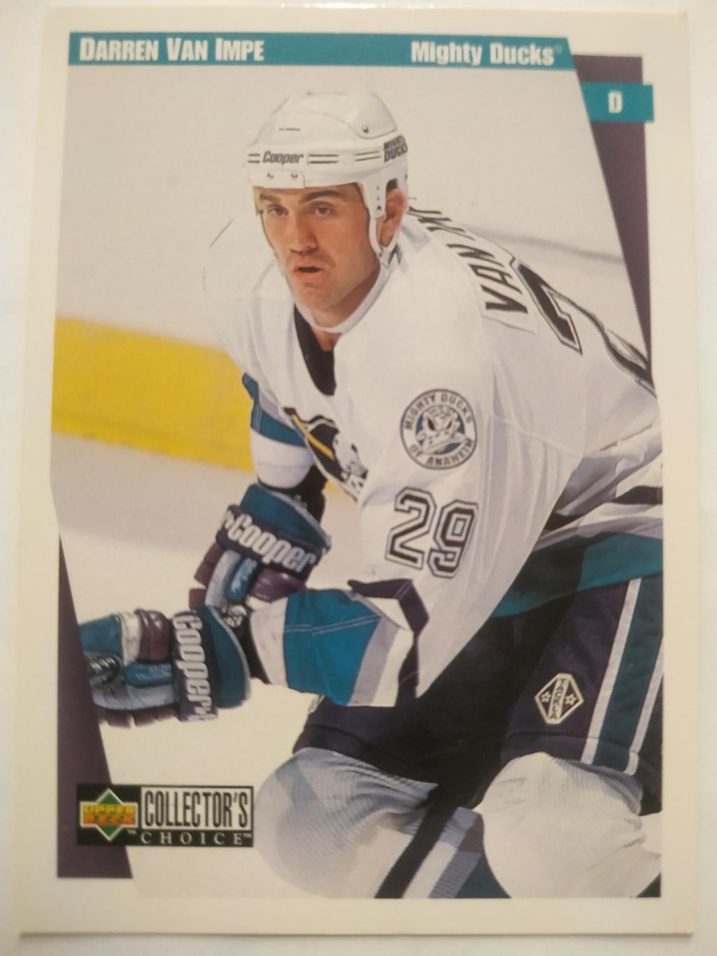 ХОККЕЙ КАРТОЧКА НХЛ UPPER DECK 1997-98 NHL DARREN VAN IMPE MIGHTY DUCKS #4