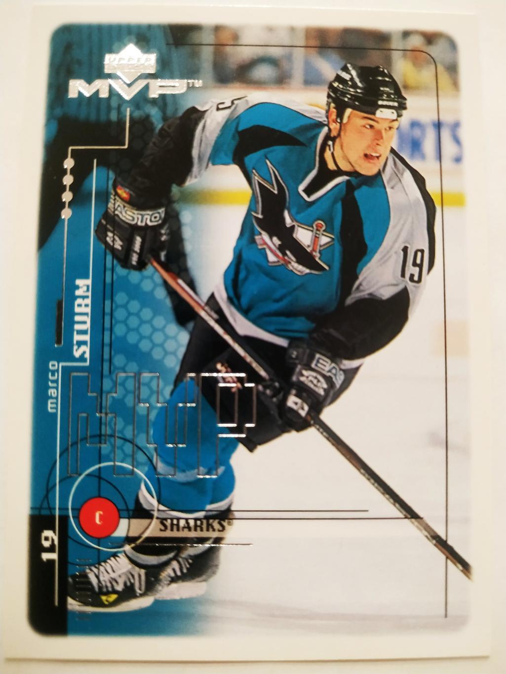 ХОККЕЙ КАРТОЧКА НХЛ UPPER DECK MVP 1998-1999 NHL MARCO STURM SHARKS #172