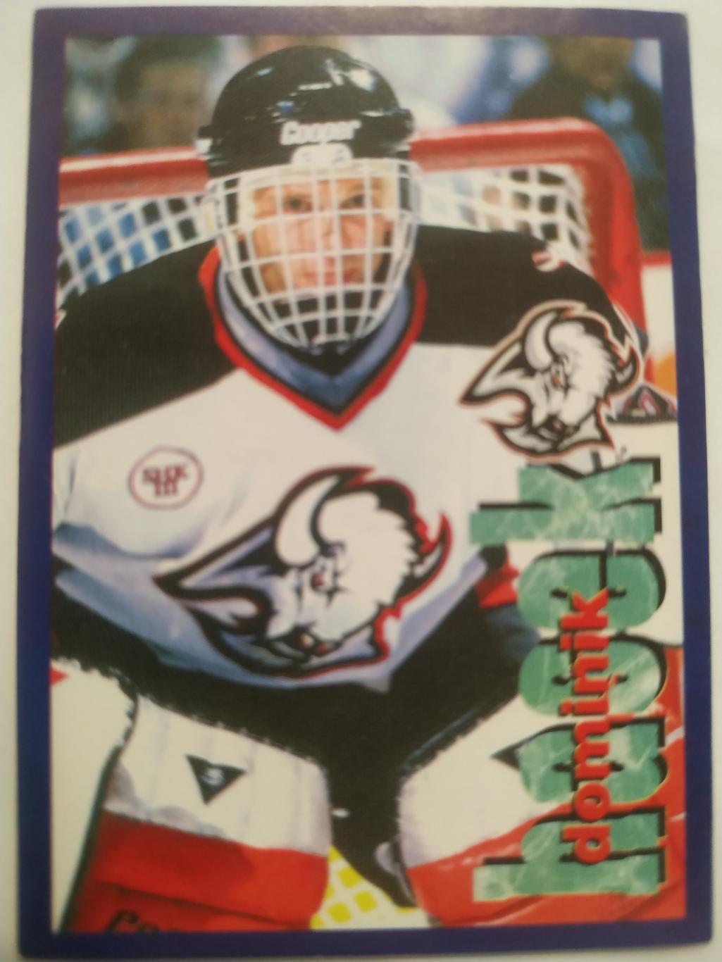 ХОККЕЙ НАКЛЕЙКА НХЛ ПАНИНИ 1998-1999 КОЛЛЕКЦИЯ NHL PANINI DOMINIK HASEK #223