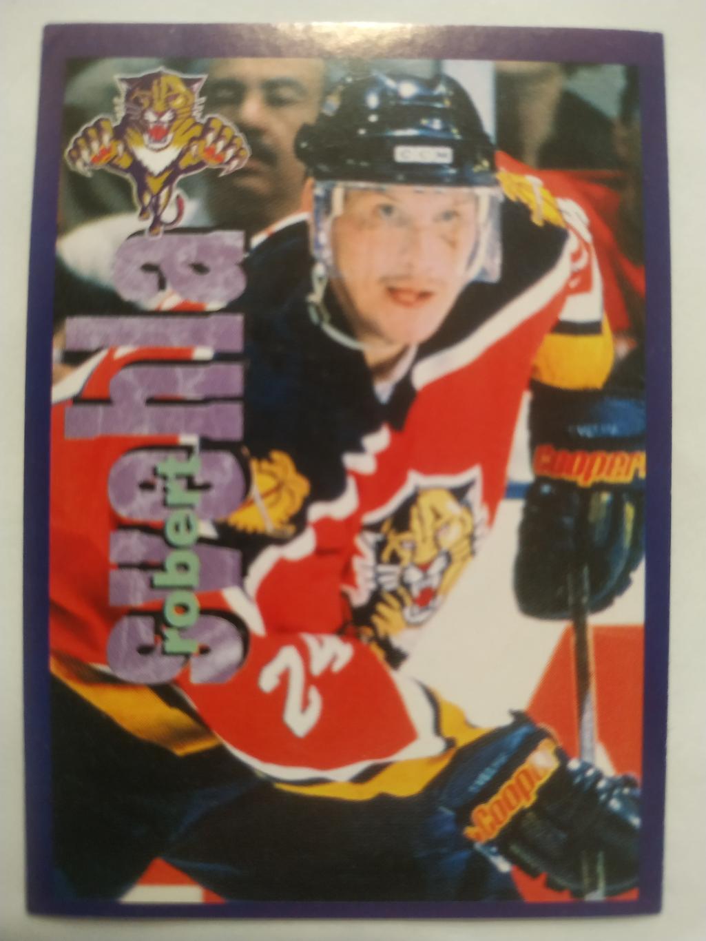 ХОККЕЙ НАКЛЕЙКА НХЛ ПАНИНИ 1998-1999 КОЛЛЕКЦИЯ NHL PANINI ROBERT SVEHLA #57