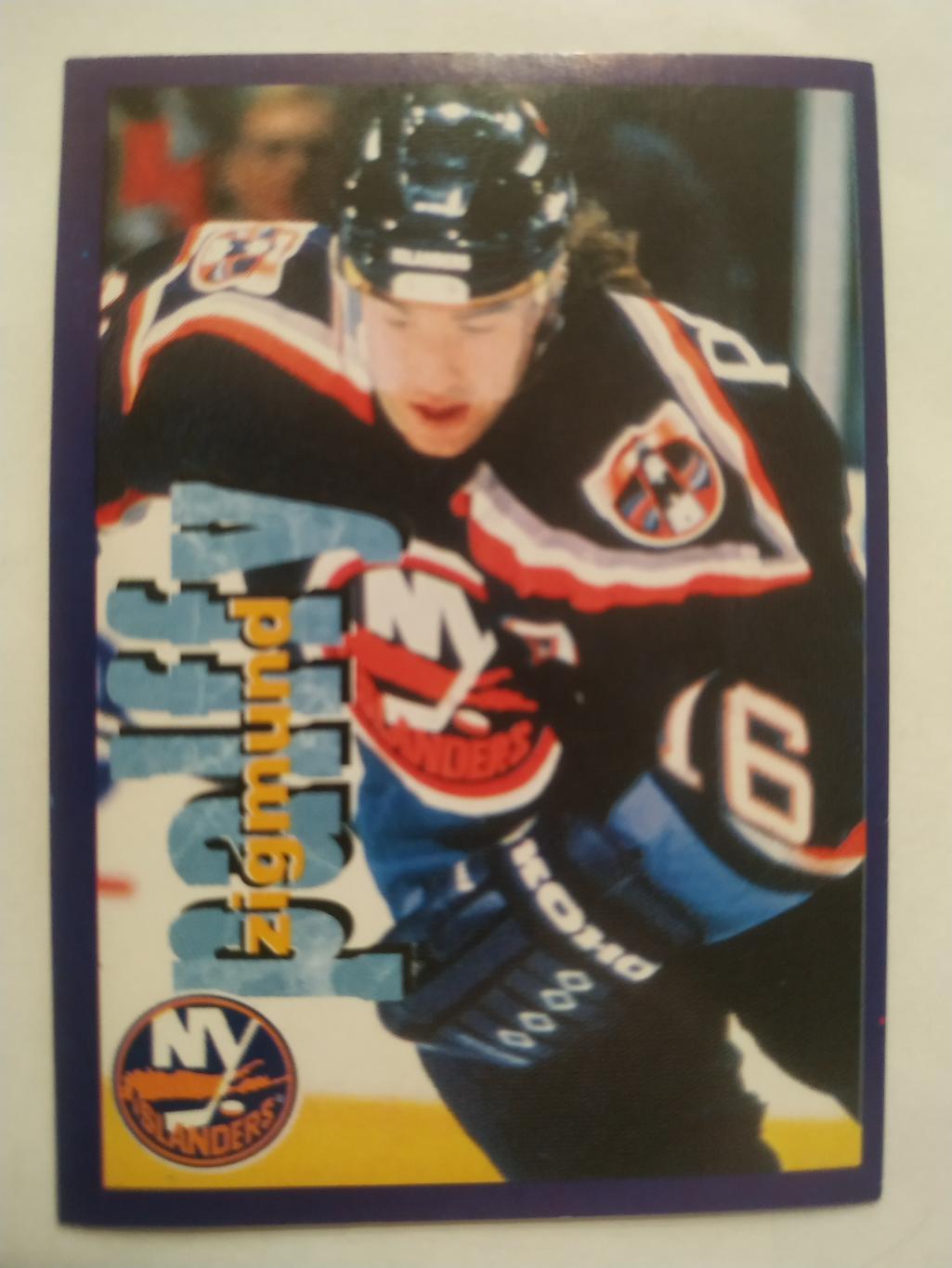 ХОККЕЙ НАКЛЕЙКА НХЛ ПАНИНИ 1998-1999 КОЛЛЕКЦИЯ NHL PANINI ZIGMUND PALFFY #73