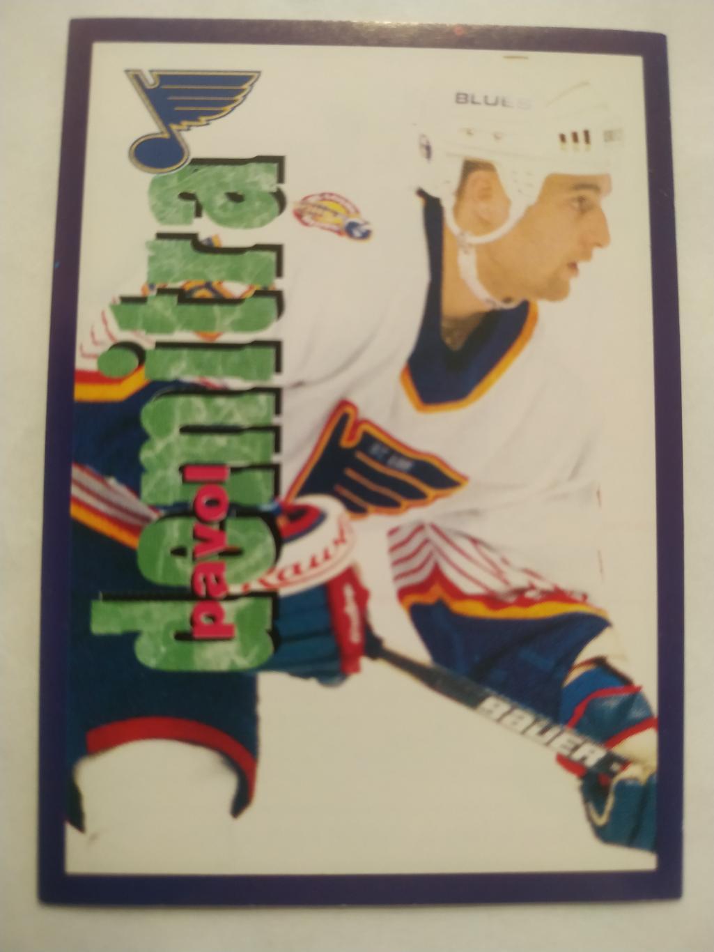 ХОККЕЙ НАКЛЕЙКА НХЛ ПАНИНИ 1998-1999 КОЛЛЕКЦИЯ NHL PANINI PAVOL DEMITRA #157