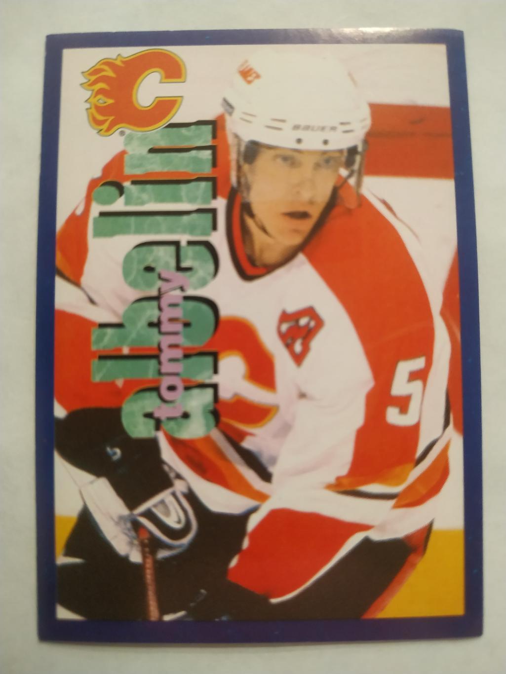 ХОККЕЙ НАКЛЕЙКА НХЛ ПАНИНИ 1998-1999 КОЛЛЕКЦИЯ NHL PANINI TOMMY ALBELIN #182
