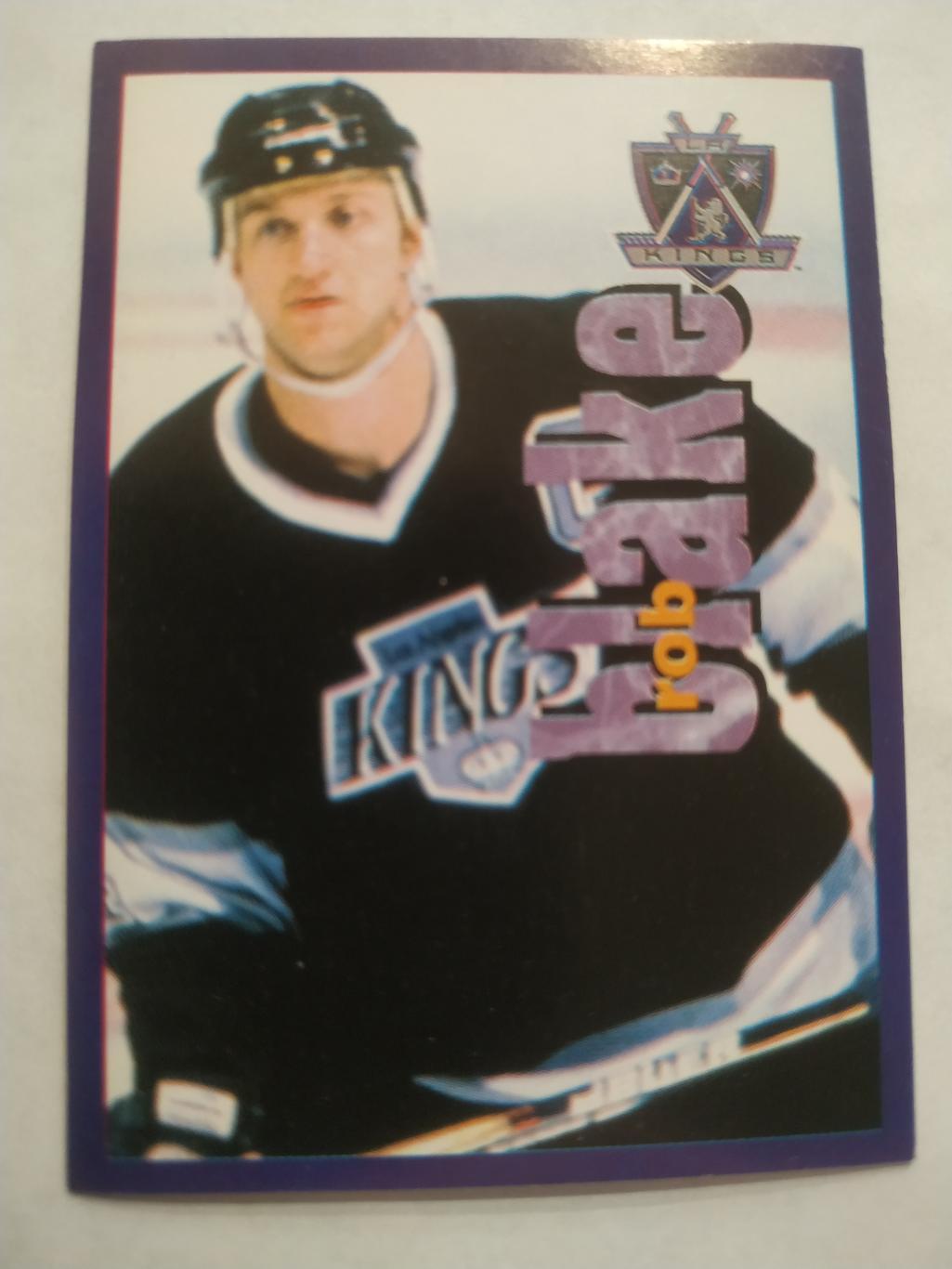 ХОККЕЙ НАКЛЕЙКА НХЛ ПАНИНИ 1998-1999 КОЛЛЕКЦИЯ NHL PANINI ROB BLAKE #224
