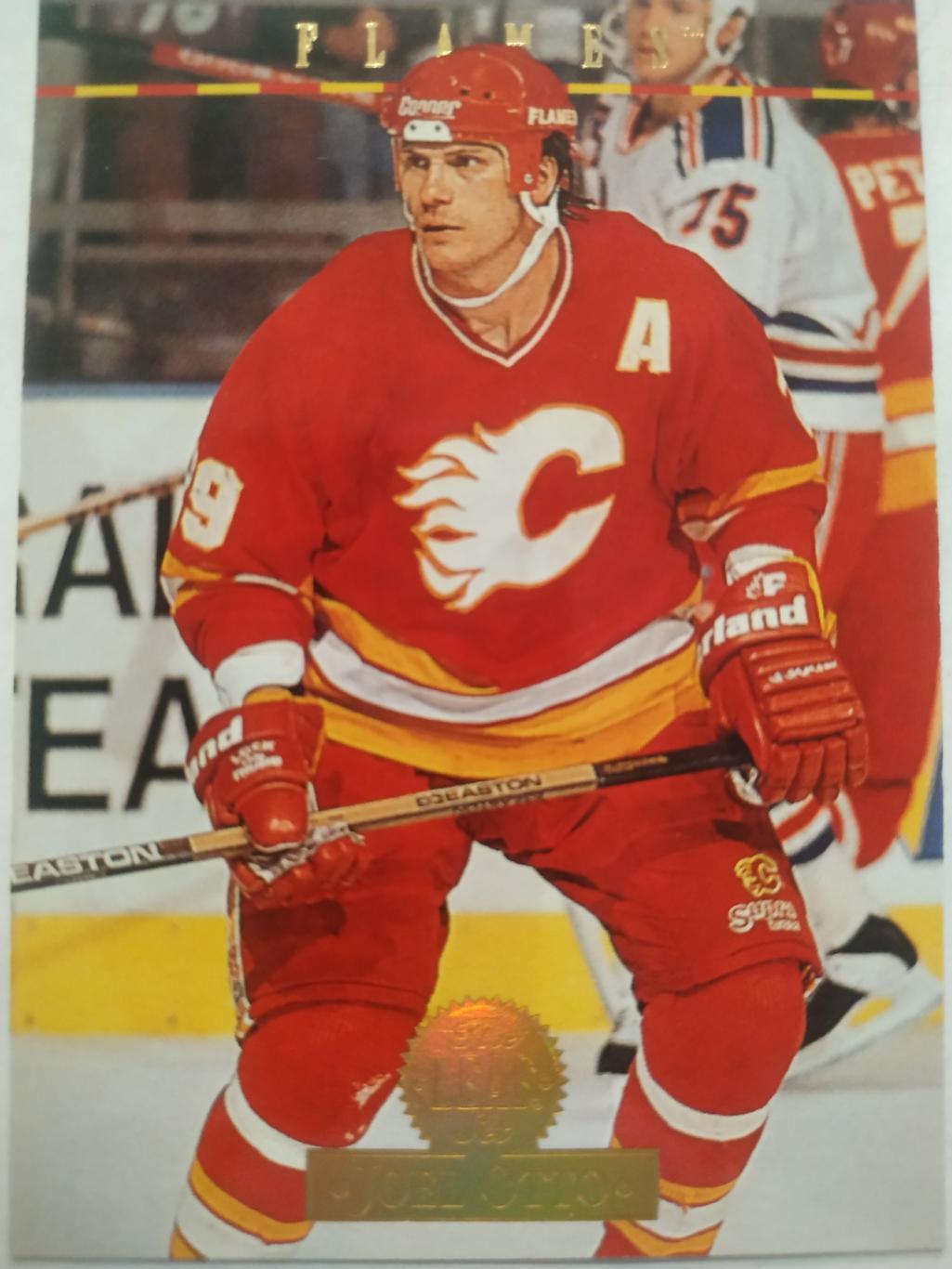 ХОККЕЙ КАРТОЧКА НХЛ DONRUSS LEAF SET 1994-95 JOEL OTTO CALGARY FLAMES #272