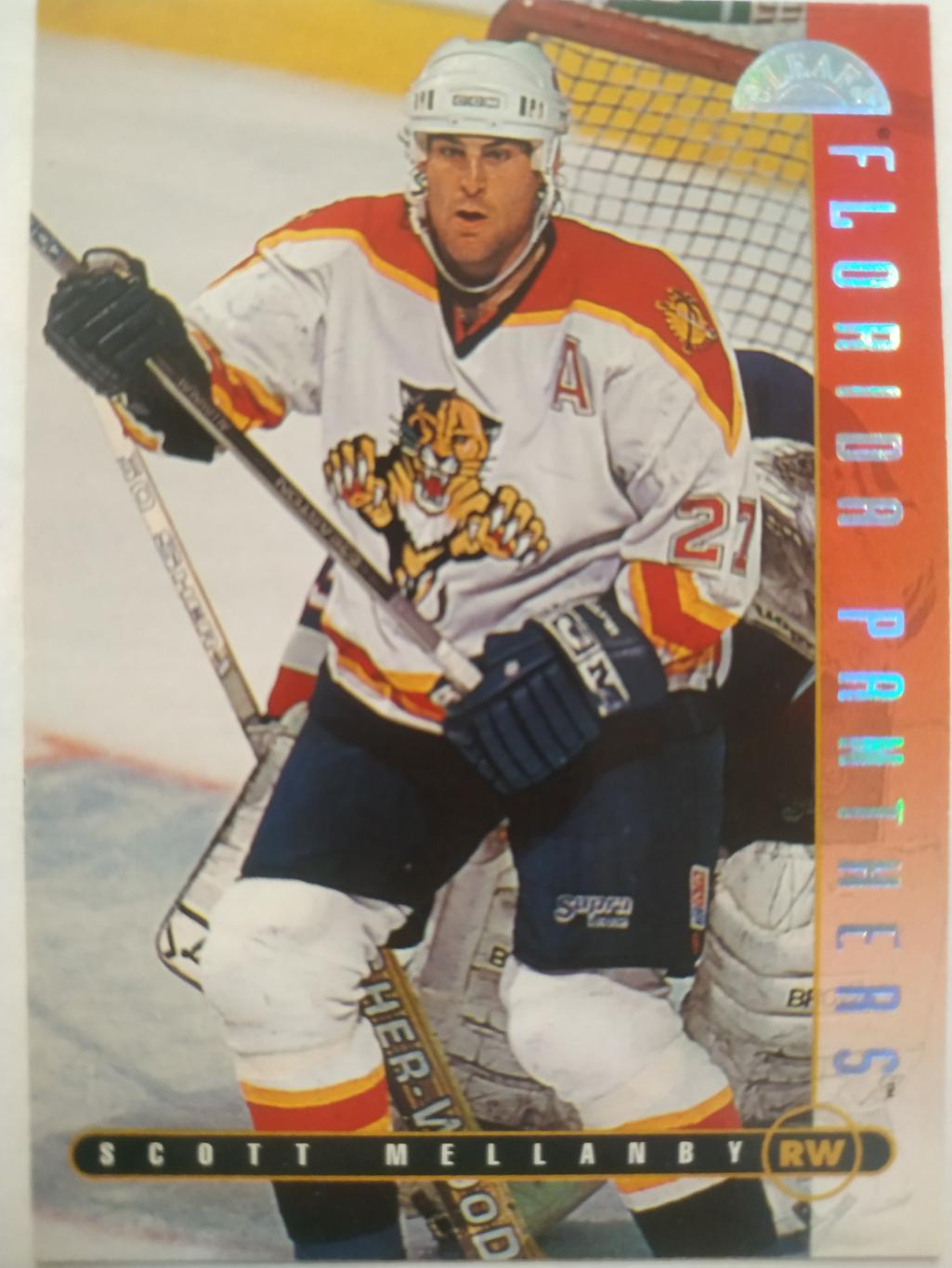 ХОККЕЙ КАРТОЧКА НХЛ DONRUSS LEAF 1995-96 SCOTT MELLANBY FLORIDA PANTHERS #87