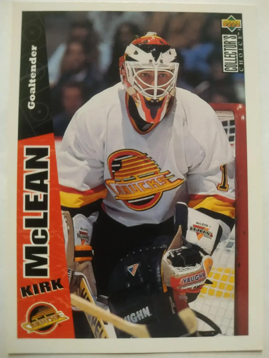 ХОККЕЙ КАРТОЧКА НХЛ UPPER DECK 1996-97 NHL KIRK MCLEAN VANCOUVER CANUCKS #271