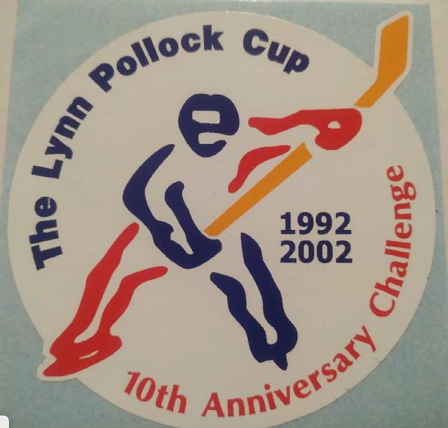 НАКЛЕЙКА НХЛ THE LYNN POLLOCK CUP 1992 - 2002 10 TH ANNIVERSARY NHL STIСKER