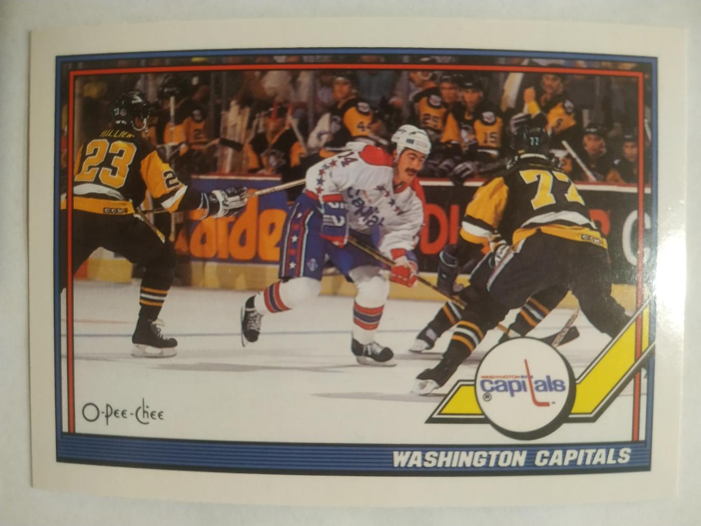 ХОККЕЙ КАРТОЧКА НХЛ O-PEE-CHEE 1991-92 NHL WASHINGTON CAPITALS #384