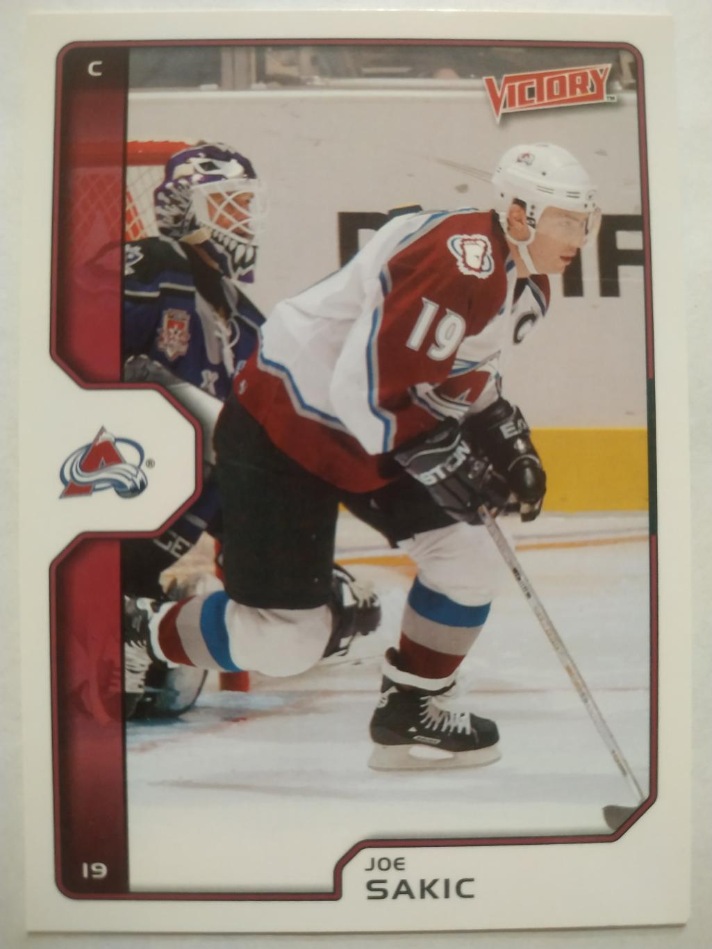 ХОККЕЙ КАРТОЧКА НХЛ UPPER DECK VICTORY 2002-03 NHL JOE SAKIC COLORADO #53