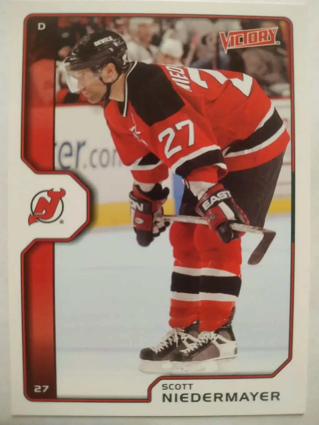 ХОККЕЙ КАРТОЧКА НХЛ UPPER DECK VICTORY 2002-03 NHL SCOTT NIEDERMAYER DEVILS #126