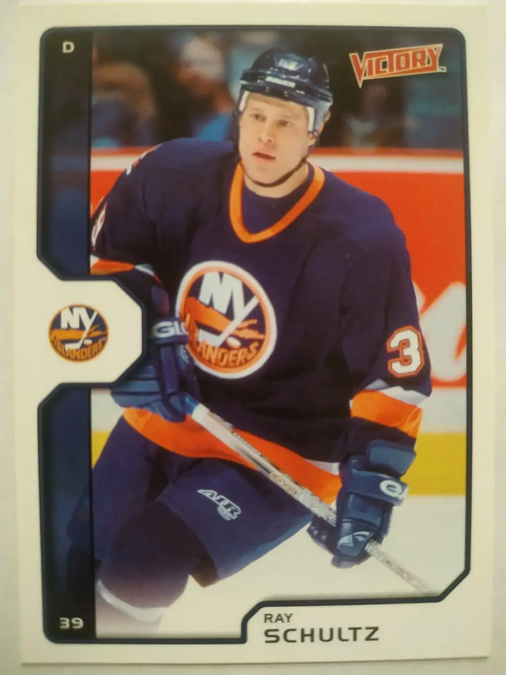 ХОККЕЙ КАРТОЧКА НХЛ UPPER DECK VICTORY 2002-03 NHL RAY SCHULTZ ISLANDERS #131