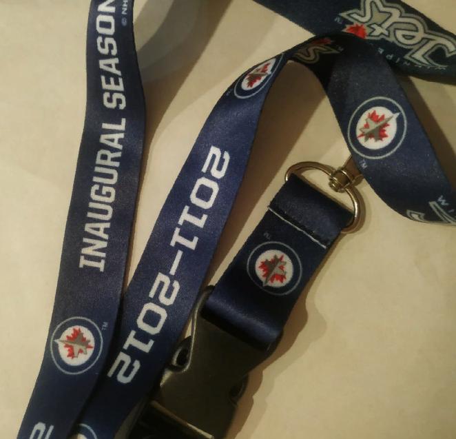 ХОККЕЙ НХЛ ЛЕНТА ДЛЯ БЕЙДЖ ВИННИПЕГ 2011-2012 WINNIPEG JETS INNAGURAL SEASON