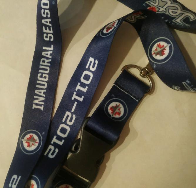 ХОККЕЙ НХЛ ЛЕНТА ДЛЯ БЕЙДЖ ВИННИПЕГ 2011-2012 WINNIPEG JETS INNAGURAL SEASON 1