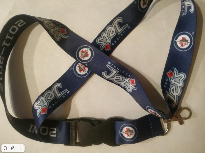 ХОККЕЙ НХЛ ЛЕНТА ДЛЯ БЕЙДЖ ВИННИПЕГ 2011-2012 WINNIPEG JETS INNAGURAL SEASON 3